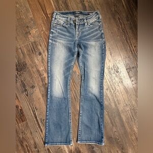 Silver Jeans Women's - Size 27 x 31 - Tuesdays Midboot - Fluid Denim